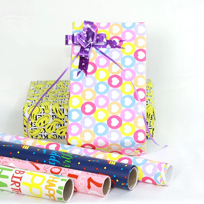 Fast Delivery Custom Wrapping Paper Cmyk Quality Tissue Paper for Packaging Wrapping Gift