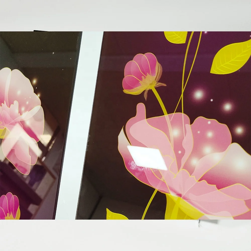 New design and printing technology for glass uv digital print refrigerator digital print accessories glass door panel