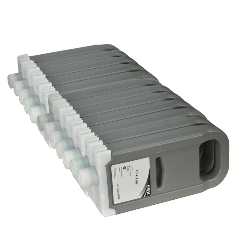 Goosam 700ML PFI701 PFI702 PFI 701 702 Compatible Ink Cartridge With Chip For Canon IPF 8100 8110 9100 9110 Printer