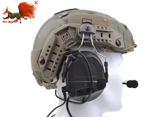 
Military Ballistic Resistance Combat NIJ IIIA Bluetooth Handsfree Bullet Proof Helmet for More Than 100 meters 