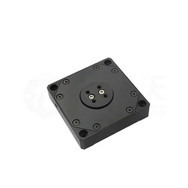 S21 high resolution piezo rotation stage with 7.5mrad travel and 0.2urad resolution for optics tilt positioner piezo stage