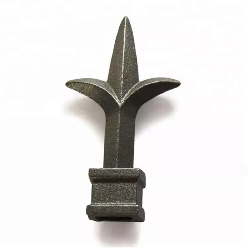 Latest Russian Design Hot Sale Factory Metal Cast Steel Forged Spearheads for Fences Gates Decorative Accessories