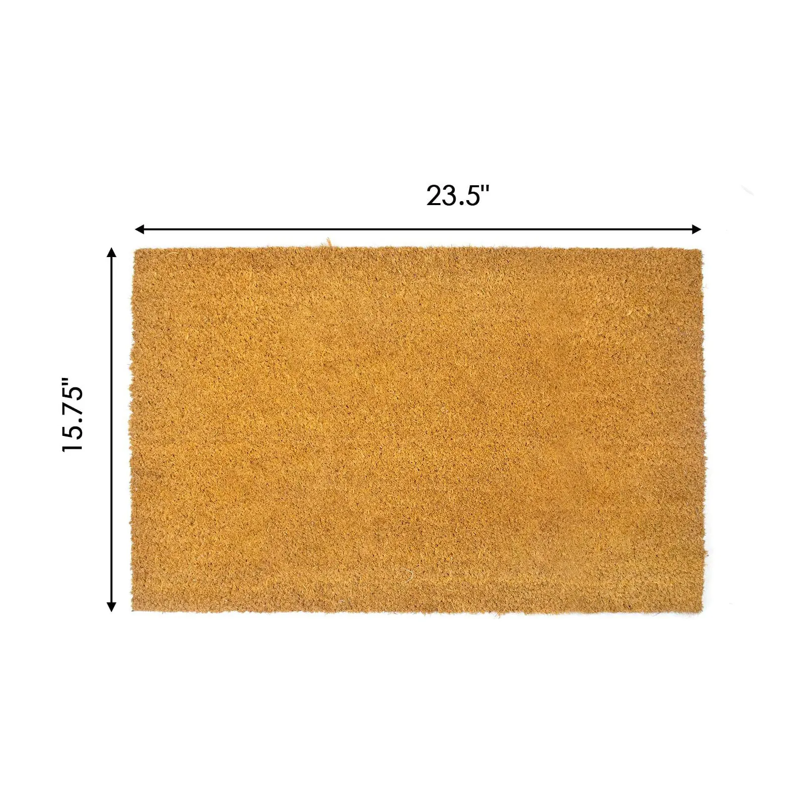Eco Friendly Plain Coconut Fibre Non-slip Foot Doormats Custom Anti Dust OEM Coir Brown Door Mats