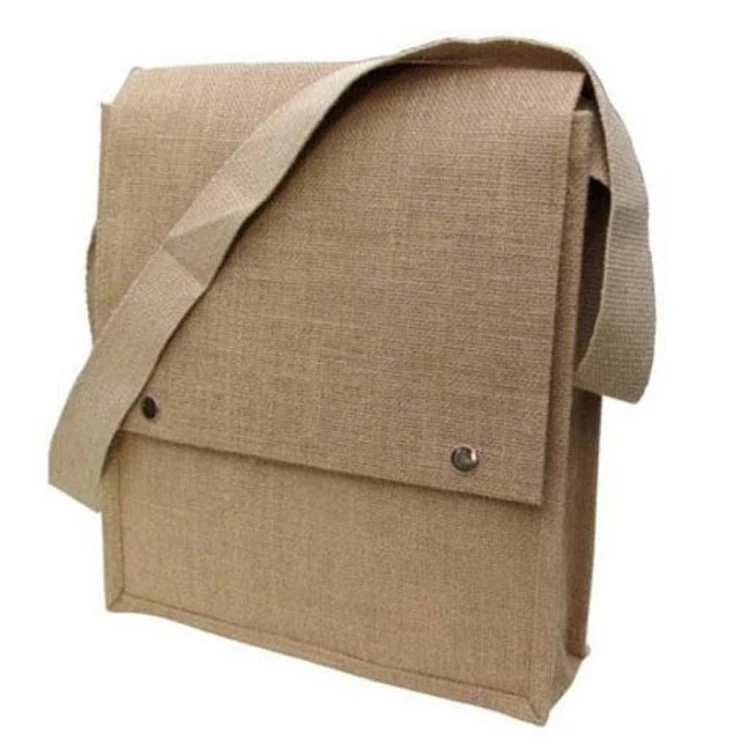 Sack custom printed logo jute bags custom made of cotton and hemp sack made portable environmental protection bags of restoring