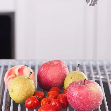 Standard Kitchen Food Grade Accessories Vegetable Dishware Drying Rack Silicone Plastic Draining Rack