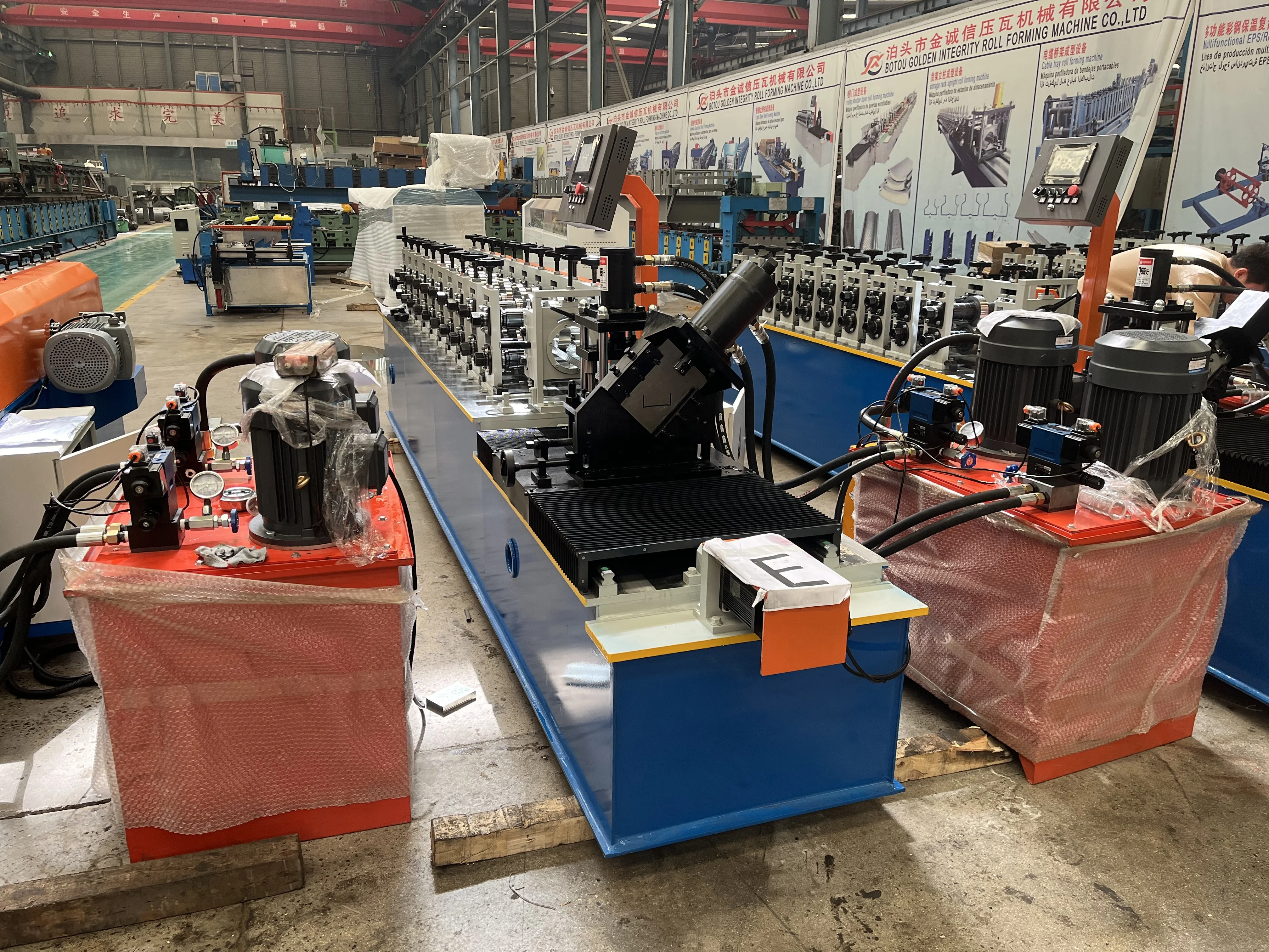 Automatic C U V Profile Drywall Machine Light Keel Production Line CD UD Profile Roll Forming Machine