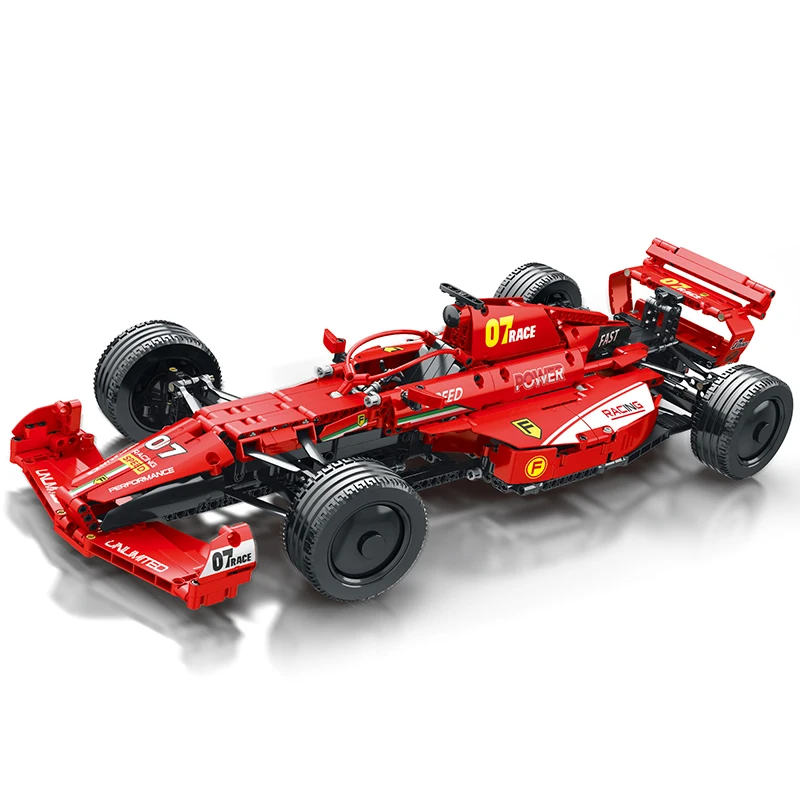 1:8 F1 Racing Car Creative Building Block Toys Remote Control Model Car Toys For Kids Gifts