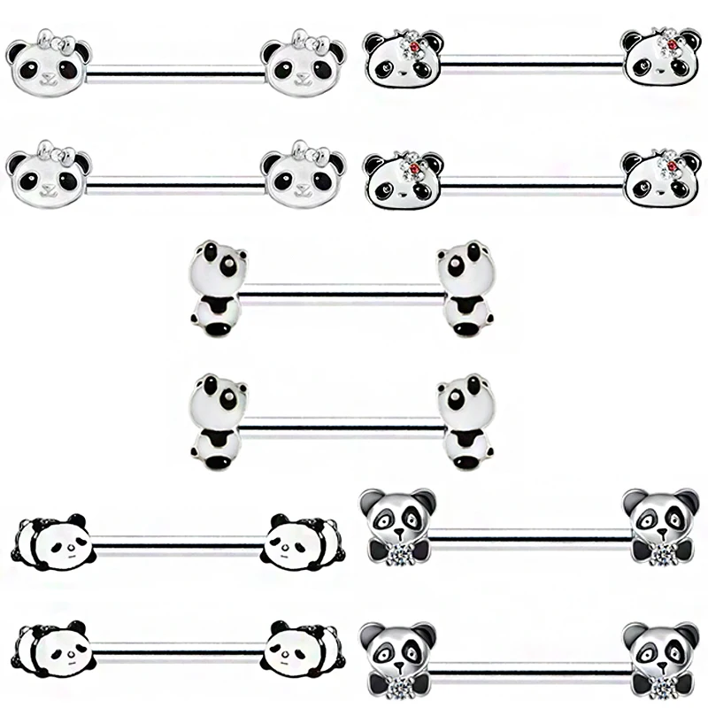 Hot Selling Non Clamp None Raimbow Pride Pierced Tshirt Piercelss Playboy Plastic Ring For Nipple Piercing