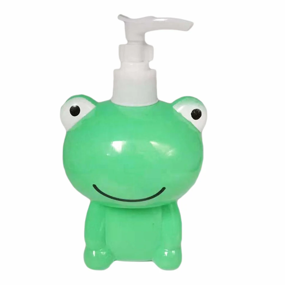500 ml  plastic Animal shape bottle Children lotion bottle Frog shape plastic bottle
