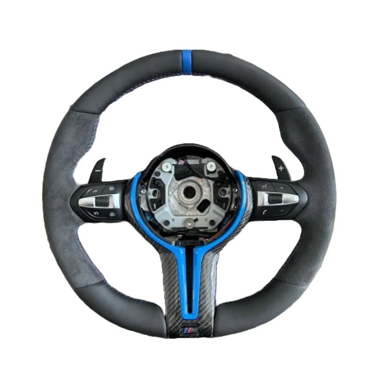 Лидер продаж 2024 спортивное Рулевое колесо из углеродного волокна для Bmw F10 F20 F30 M рулевое