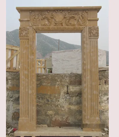 Мраморная дверная рама, декоративная дверная рама, красная дверная рама из гранита, дизайнерская мраморная рамка, дизайнерская каменная дверная рама