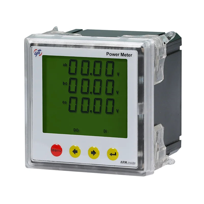 Factory Direct Sales High Precision Ac Three-Phase Voltmeter Lcd Intelligent Ac Three-Phase Voltmeter