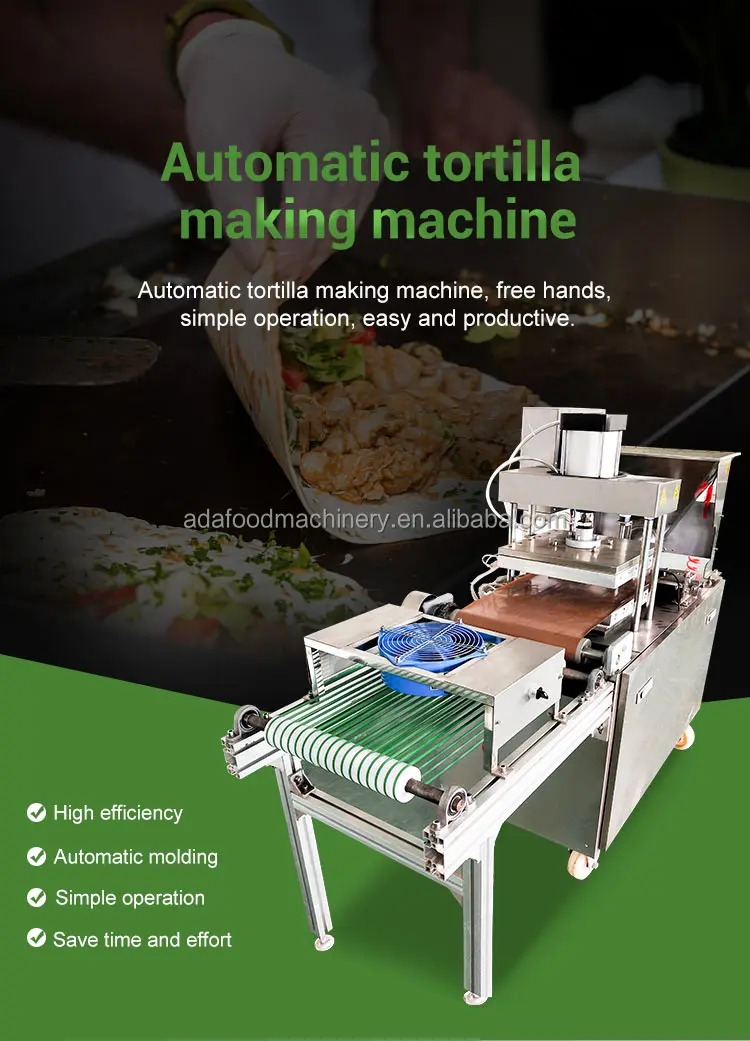 Automatic tortilla roti lavash pita flat bread production line /Arabic bread oven forming baking machine /Chappti making machine