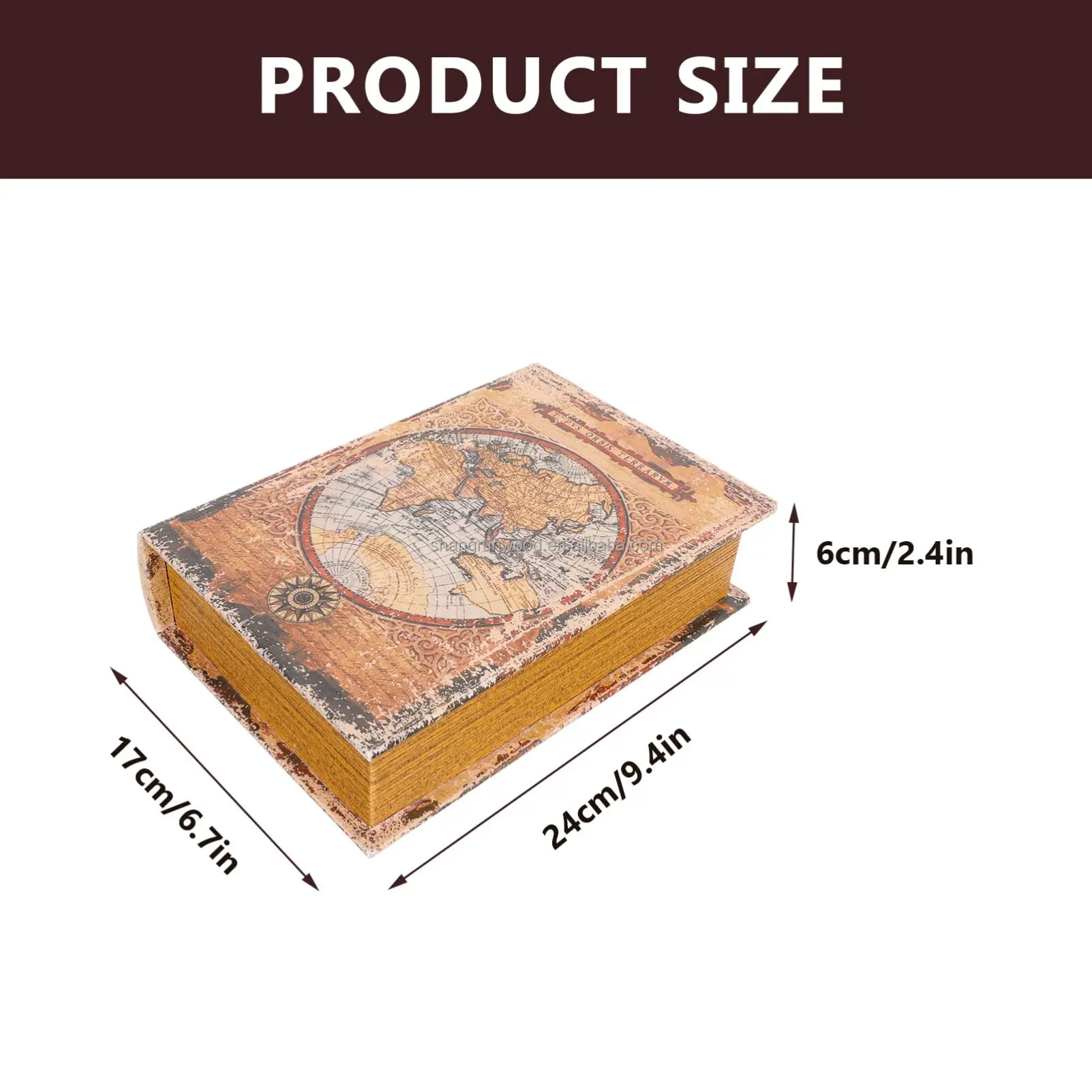 Unfinished Wooden Book Box Large Plain Wooden Book Shaped Gift Box Vintage Wooden Book Box