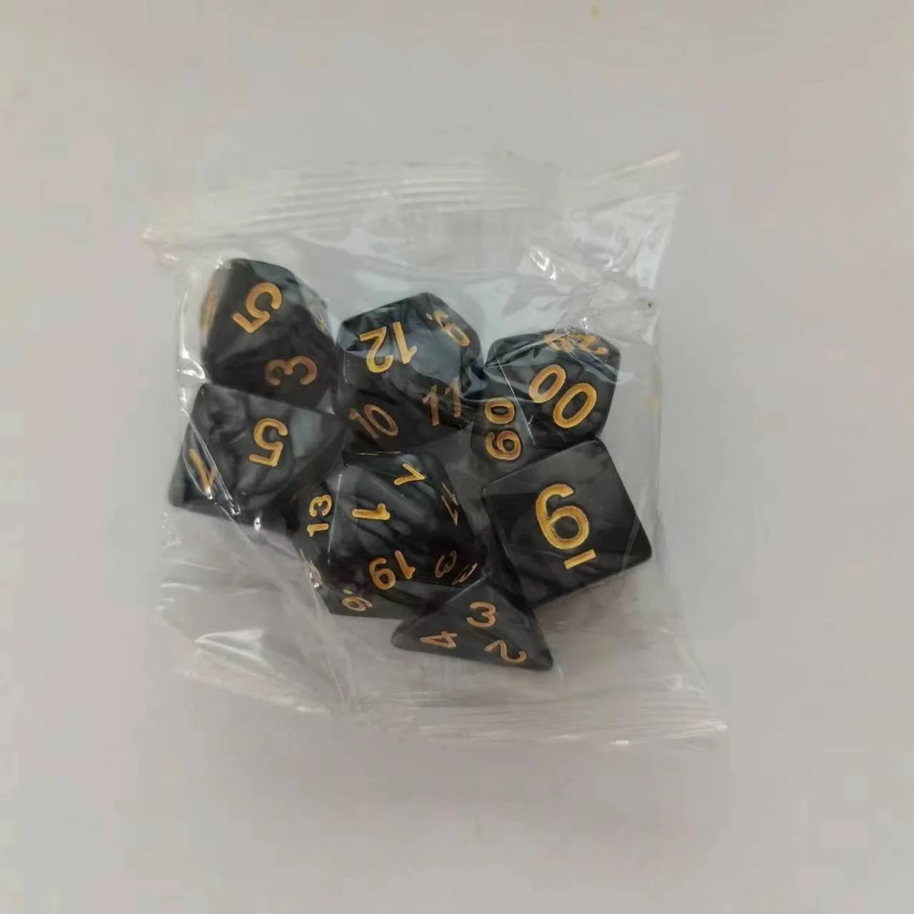 Wholesale DND Dice Sets 7 Polyhedral Dice for Dungeons and Dragons, Role Playing Table Game