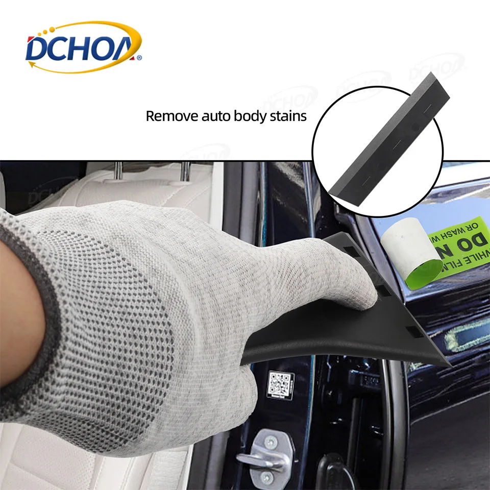 DCHOA Multi-Purpose Plastic Razor Blade Scraper Tool Cleaning Razor Scraper for Decals Stickers Labels