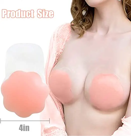 New Brand Strapless Sticky Push up Reusable Silicone Bra Invisible Adhesive Bras for Women