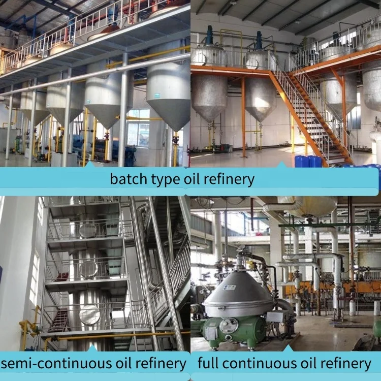 physical chemical batch crude palm oil refined palm oil refinery plant for sale