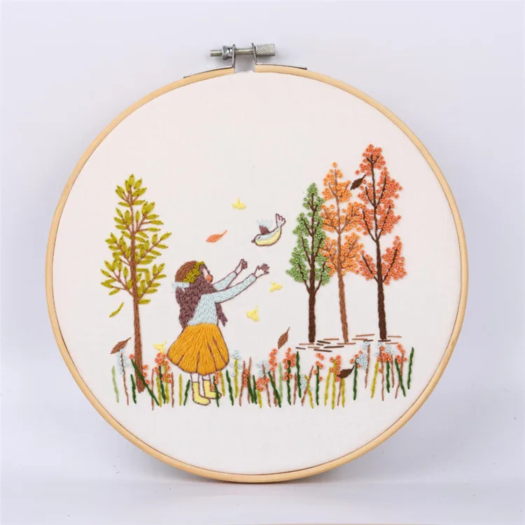 
Newest Style Scenes of Life Cross Stitch Pattern Handmade Craft Sewing Embroidery Kit For Beginner 