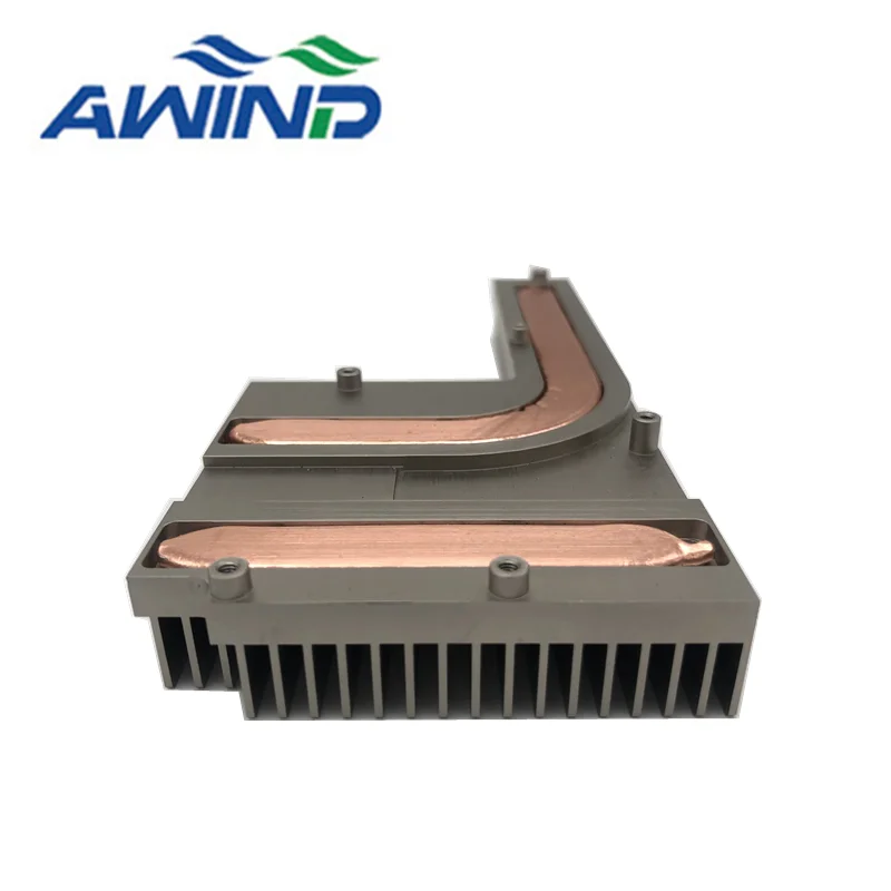 Медный сварочный Охлаждающий радиатор с алюминиевым профилем, радиатор светодиодной трубки 100 Вт