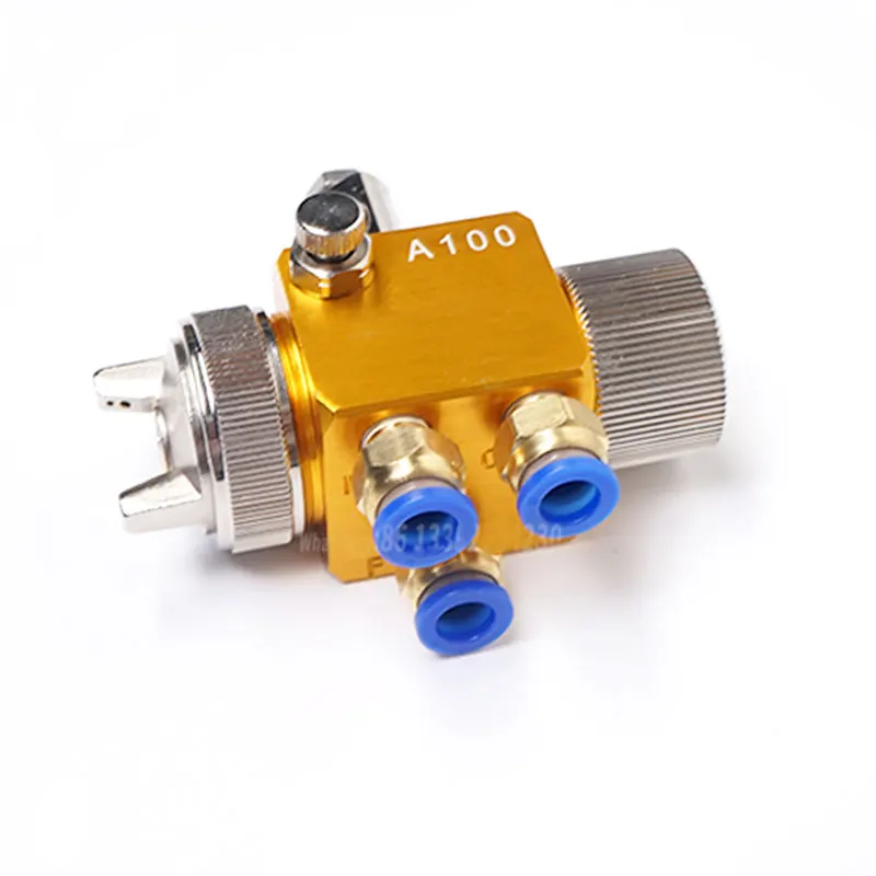 A-100 Wall Coating Paint Spray Gun, Low Pressure Atomizer A100 Mini Automatic Spray Gun for Spraying Paint Resin Rosin Alcohol