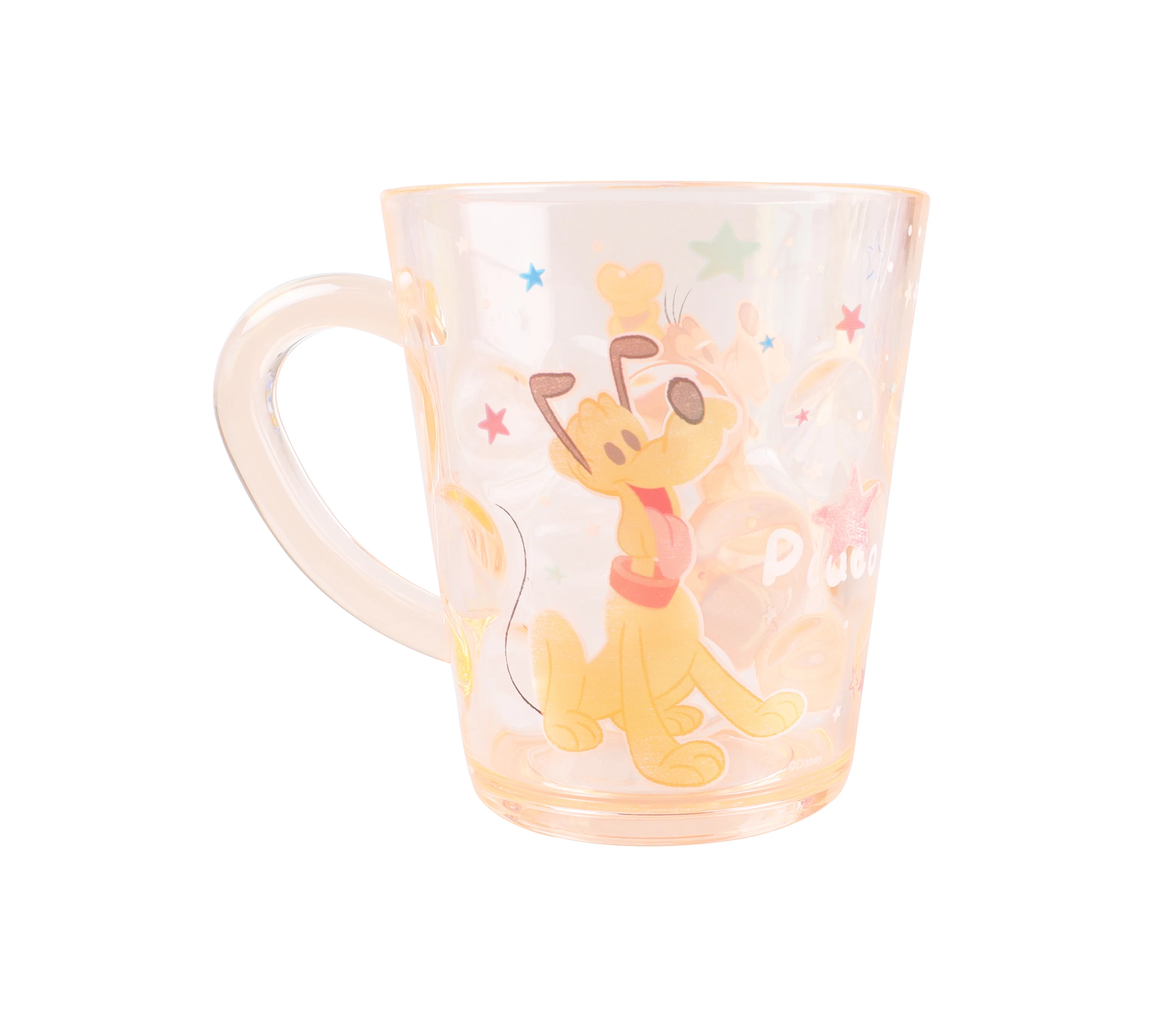 Disney Donald Duckl Cinderella crystal cup tableware transparent cup mugs Drinking Cup Children water glasses