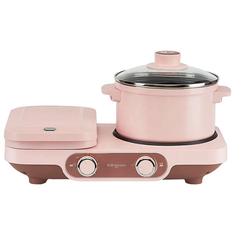 
Multifunctional breakfast machine sandwich machine toaster electric hot pot light food machine 