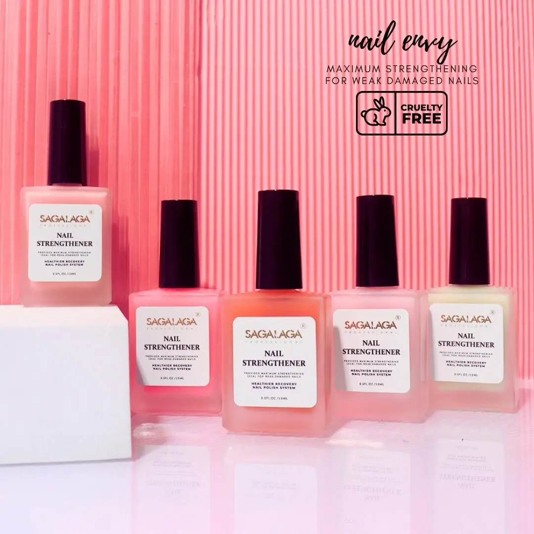 Nail Strengthener Home Treatment For Weak And Damaged Nails Hardener Polish Non Toxic For Growth Repair And Strong Nail