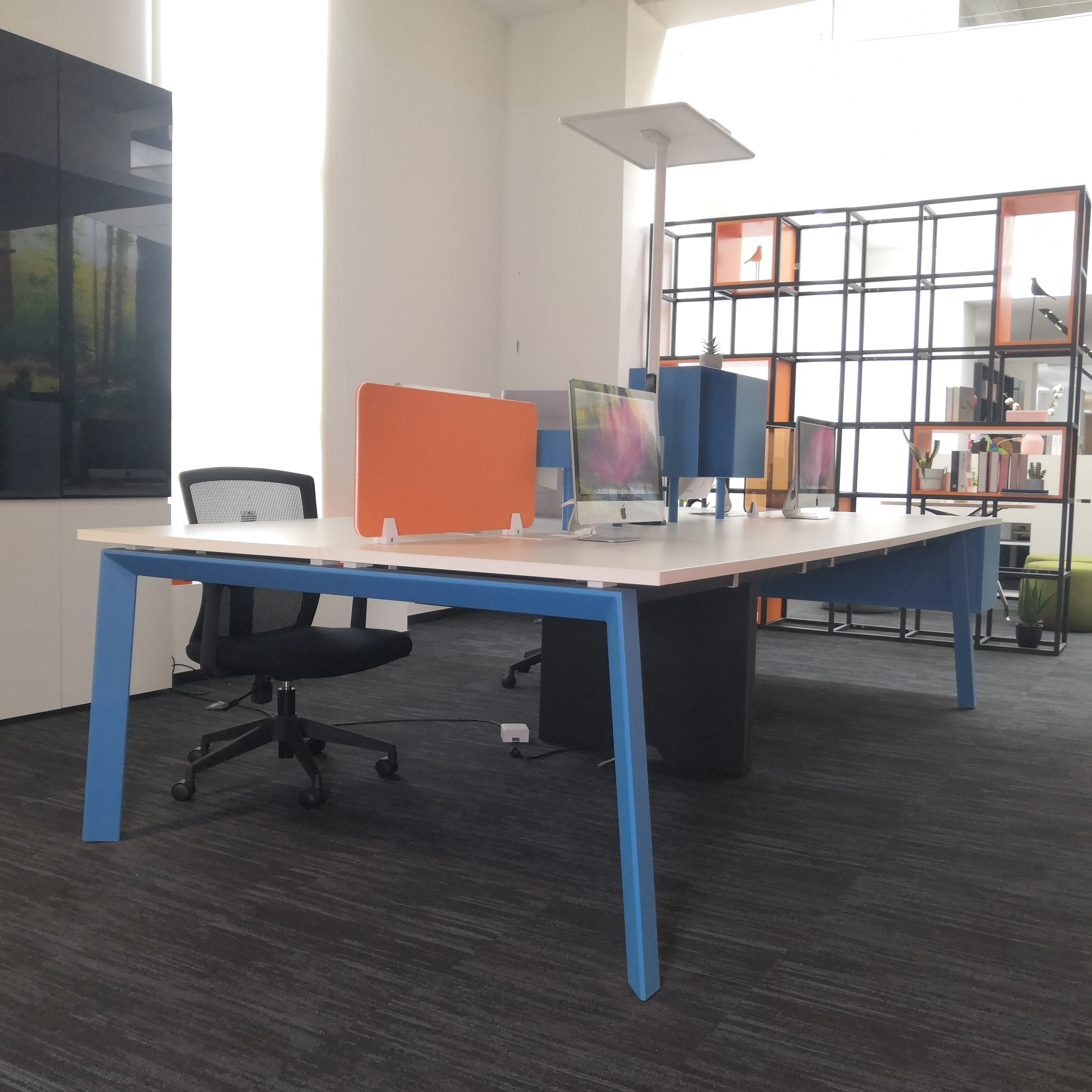 Офисная перегородка, акустический стол, разделитель экрана линейной формы, офисный стол для Кабинета