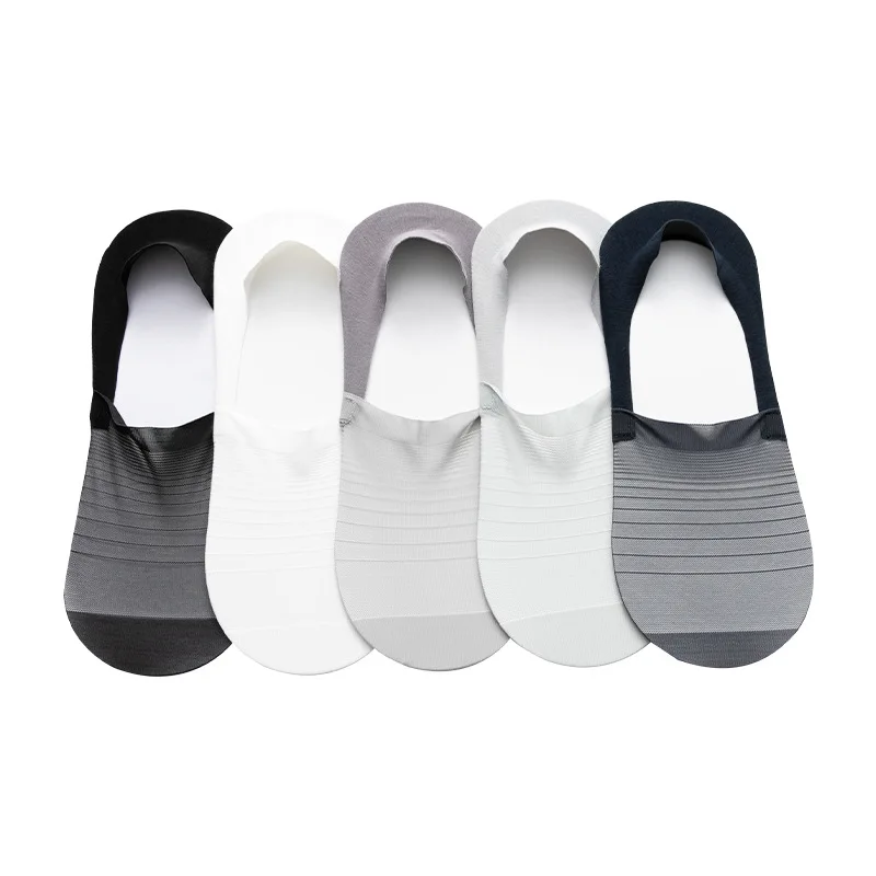 Оптовая продажа, Лидер продаж, мужские и женские носки до щиколотки, прозрачные летние Нескользящие невидимые кружевные сетчатые носки