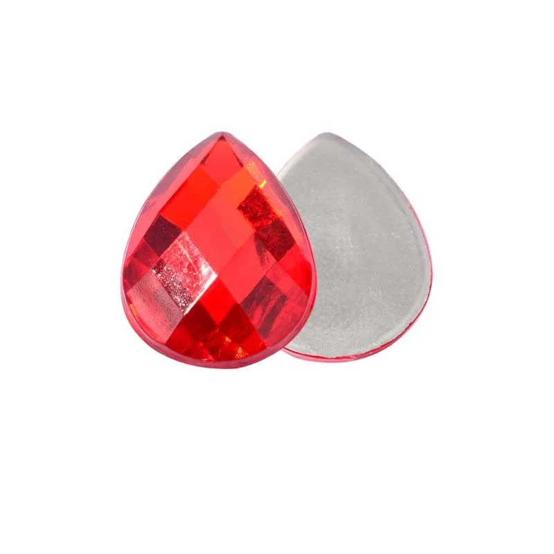 Flat bottomed water droplet acrylic drill wall mounted phoenix tail point drill accessory DIY mobile phone sticker drill