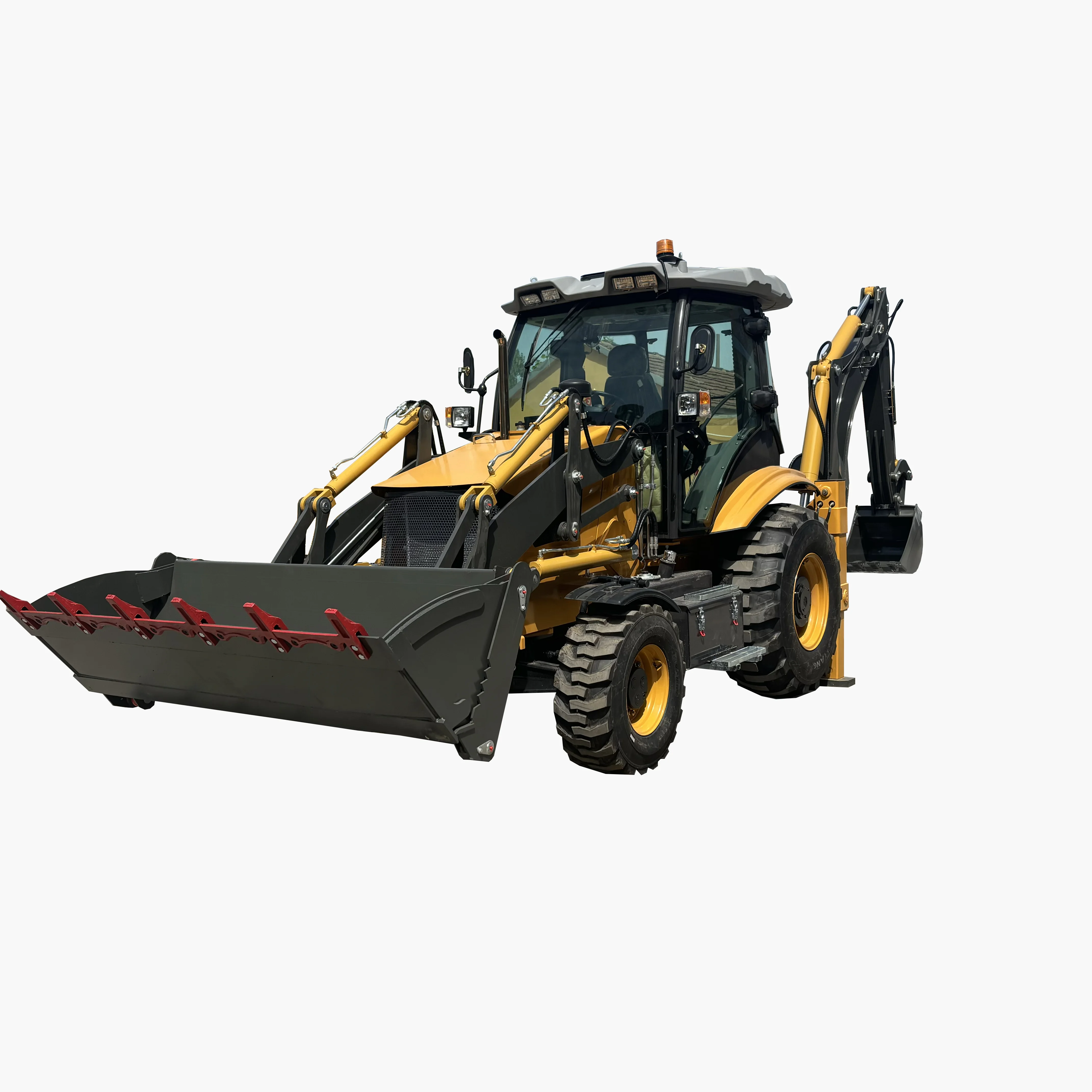 Chinese Wheel Loader Backhoe Loader Excavator 4x4 Tractor with and with Yunnei Engine 8 Ton 9 Ton 7 Ton