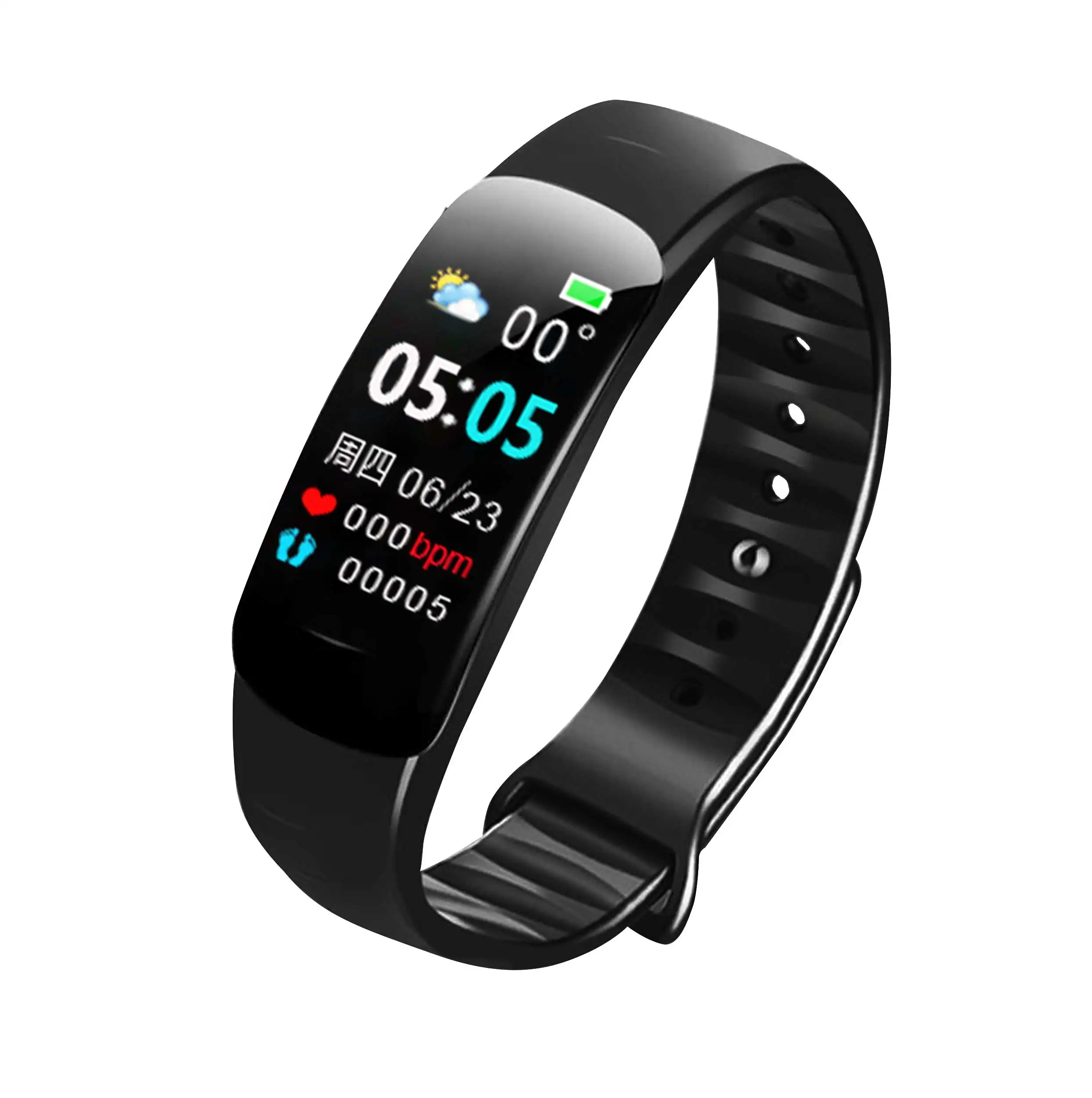 Android BT Wireless Thermometer Smart watch X1 Heart Rate Monitor IP67 Smart Band C1 plus fitness watch