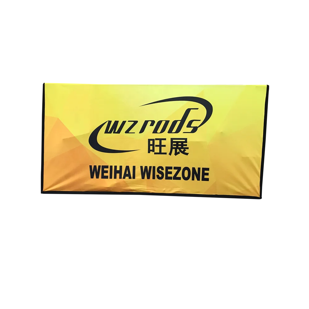 Weihai Wisezone проектор экран баннер корпоративный имидж треугольная подставка всплывающие системы Fisplay для рекламы