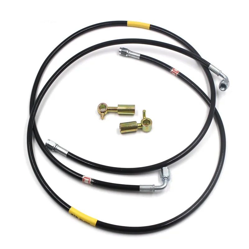Stainless steel braided brake pipe with End banjo fitting