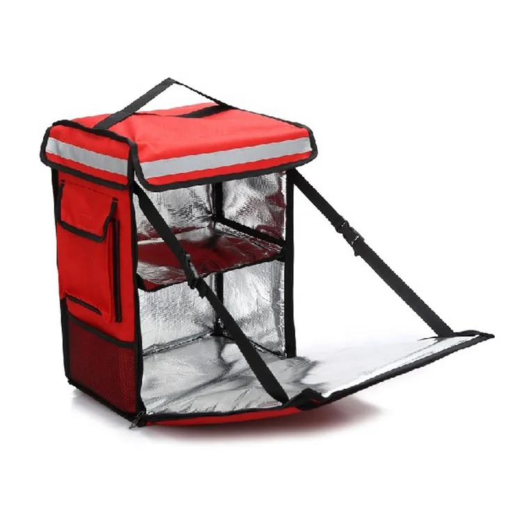 Food Delivery Bag Backpack Catering Hot Insulated Aluminum Customized Thermal Insulated Cooler Bag Cooking Car Food DONKEY ROVE