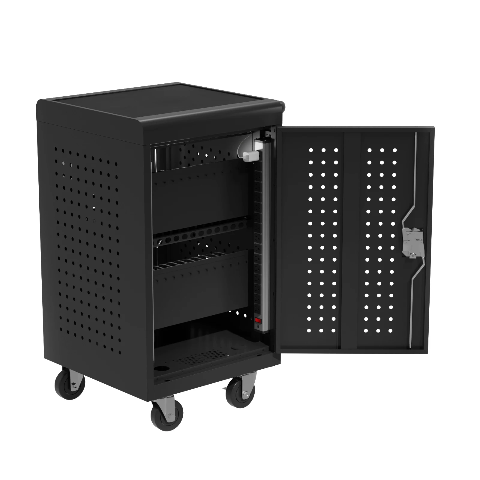 New Arrival Custom Design Laptop Storage Cart Tablet 30 Usb Charging Trolley For School Used