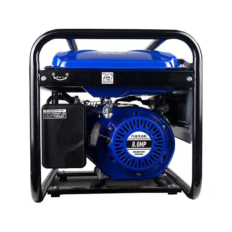 Chinese Gasoline Generator Y7800 230V 5KW Single Phase Recoil Start