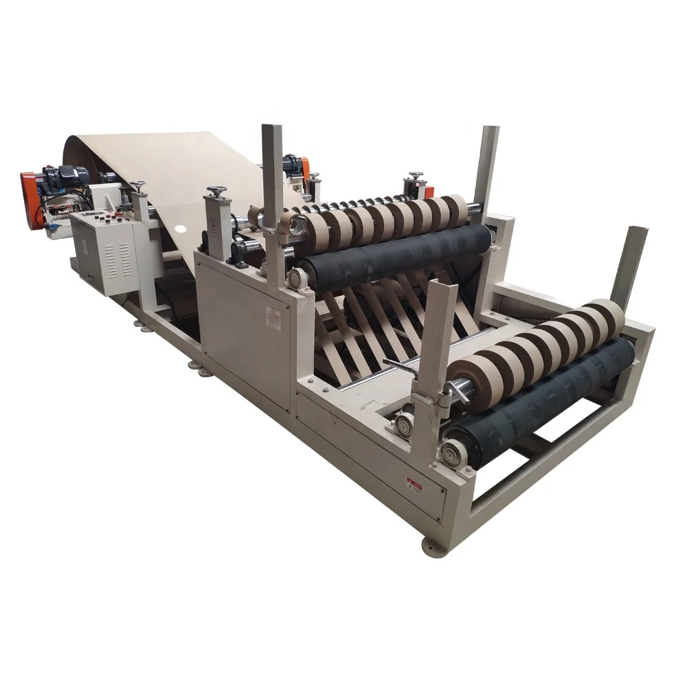 Automatic kraft paper jumbo roll slitting and rewinding machine