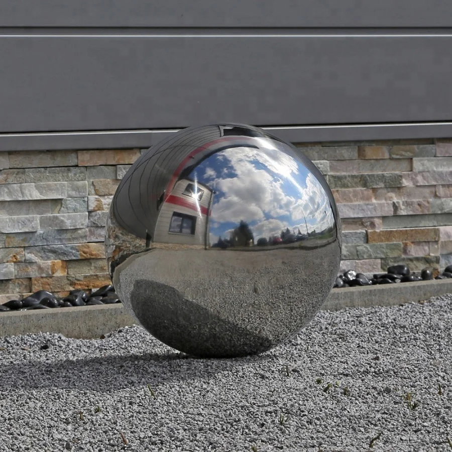 0.8M 1M 1.2M 1.5M Large Stainless Steel Hollow Ball Home Garden Ornament