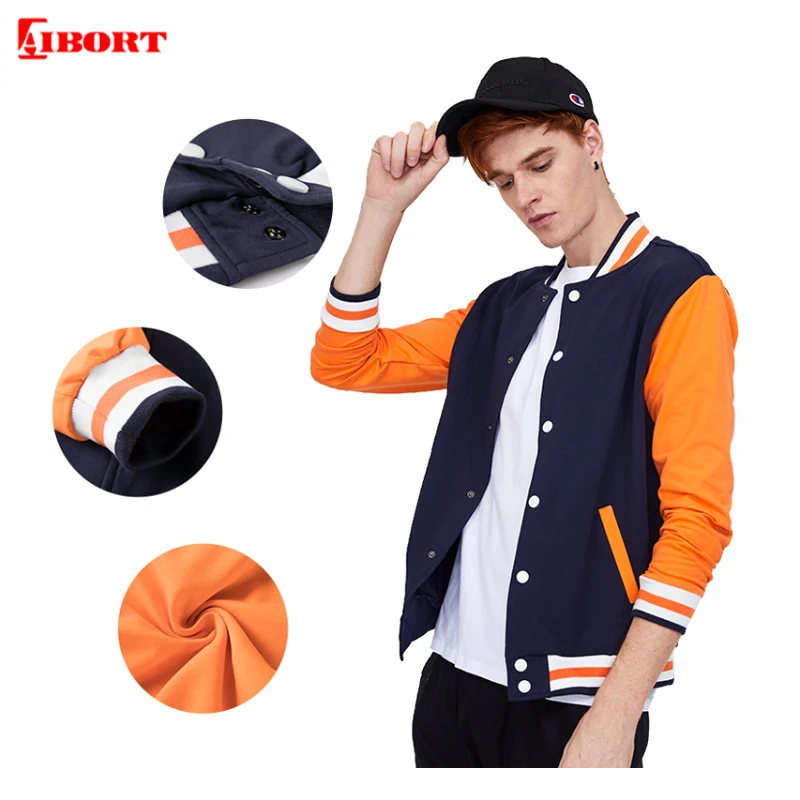Plain  varsity bomber jacket 2 tone varsity jacket, no minimum varsity jacket custom made custom sew
