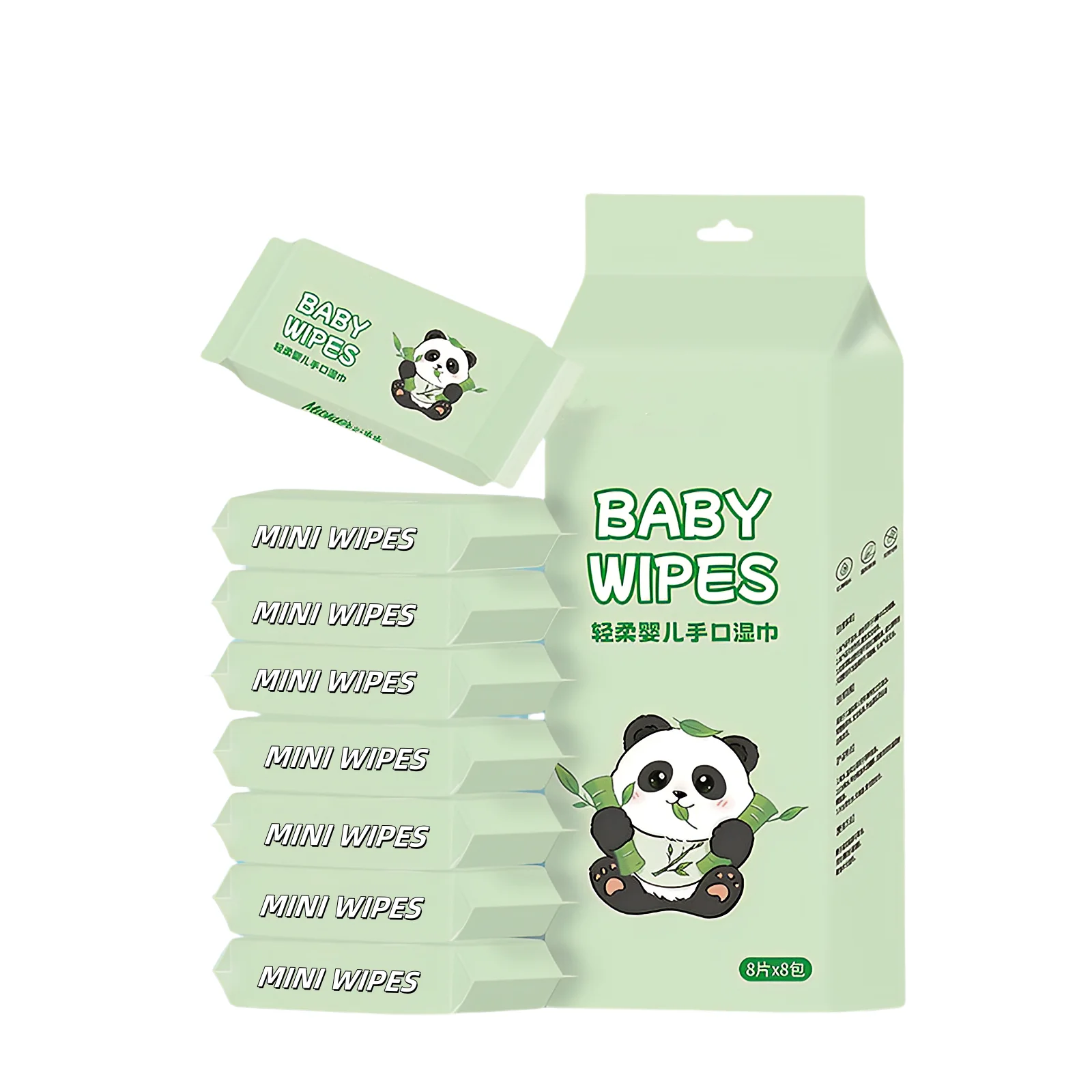 Whosale factory cleansing hand  hygiene products mini cleaning baby wipes travel small wipes mini pocket wet wipes
