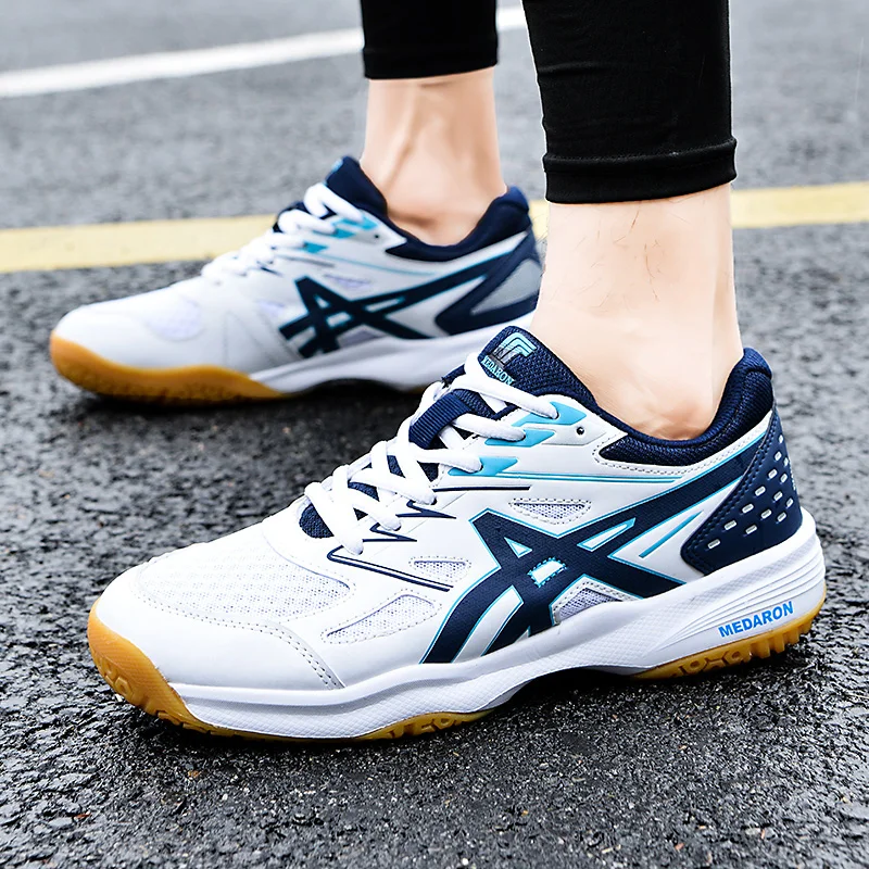 Wholesale Factory Breathable Indoor Outdoor Sport Tennis Badminton Shoes for Men Professional Asic s Zapatos de