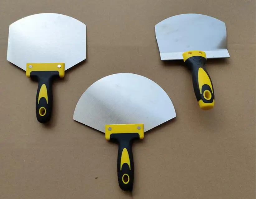 Tool Scoop Scraper Fit Round Bucket Shape for Drywall Mud Compound Stucco Coating