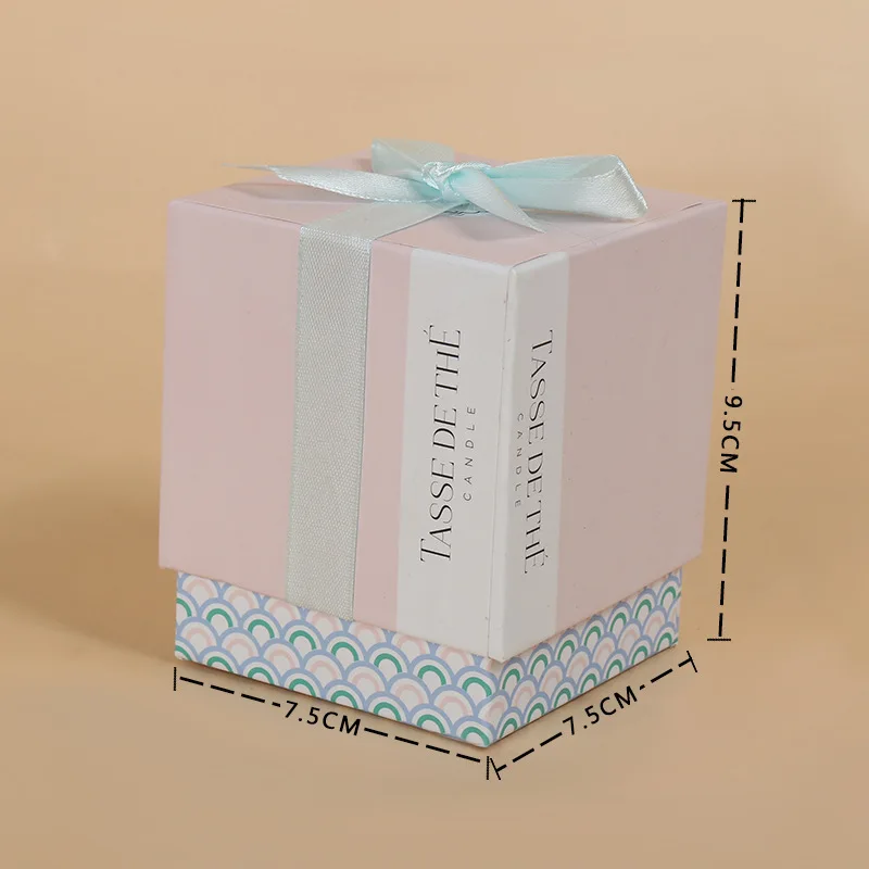 
Newly Design Luxury Print Paper Rigid Cardboard Corrugated Box Packaging For Jewelry Mini Gift Boxes With Ribbon 