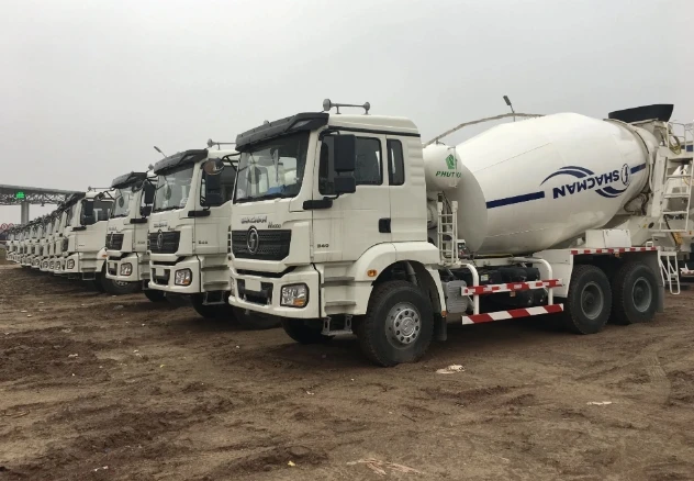 China Shacman 6*4 8m3 10m3 Cement Concrete Mixer Truck Price