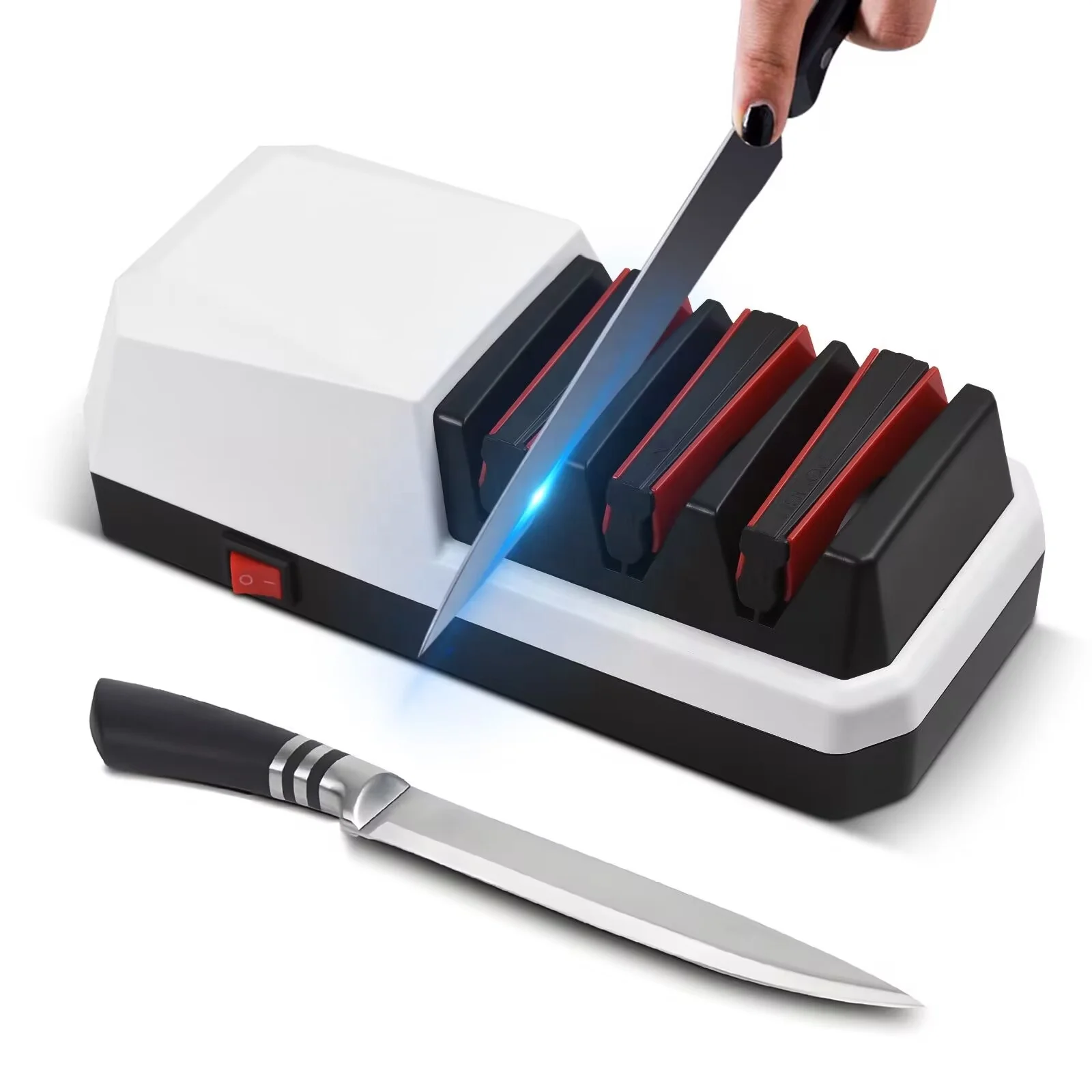 Wholesale OEM Multi-functional Fast Sharpening Stone Electric Knife Sharpener