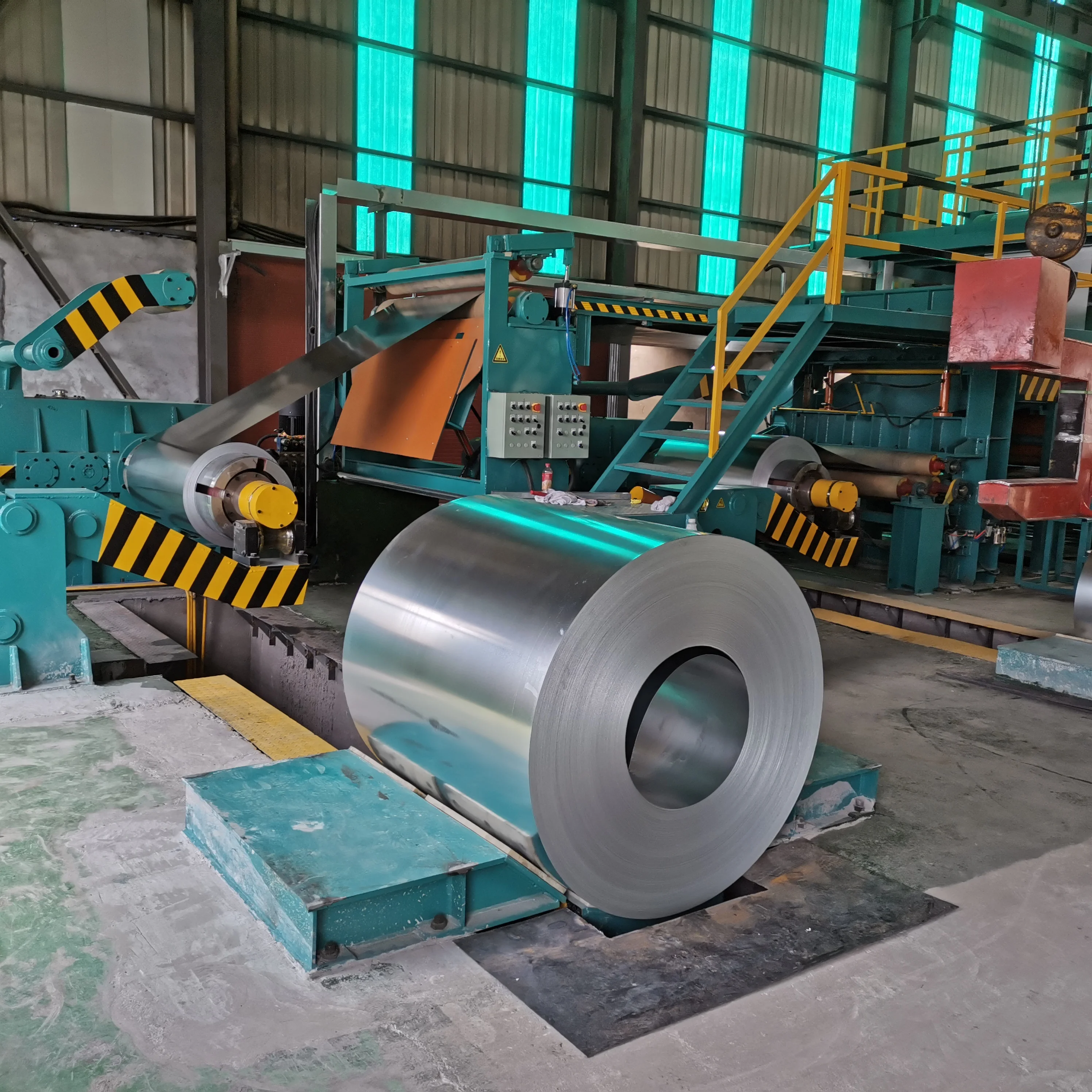 
Hot dip galvanized aluminum plate color coating production/line cold laminating/machine base system complete 