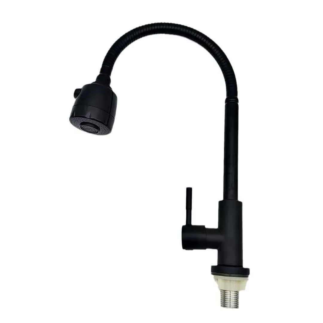 grifo mezclador de cocina hot and cold lavabo faucet mixer gun gray black stainless steel faucet kitchen tap