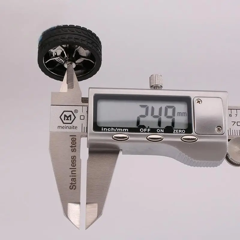 Plastic Toy Car Wheels 30mm 2.5mm DIY Robot Tyre Toy Car Accessories